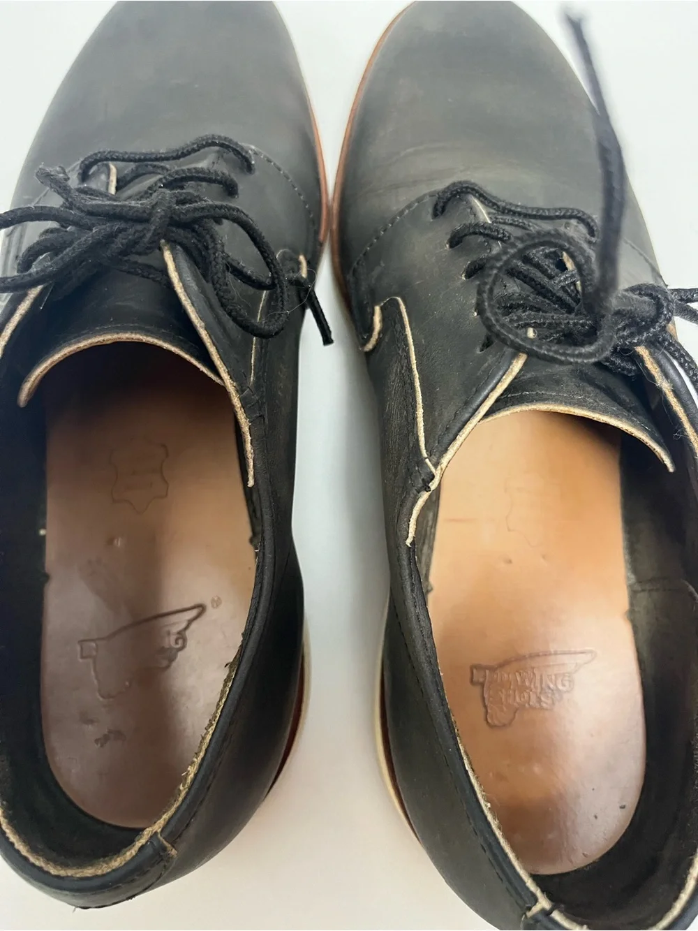Red Wing Heritage 3119 Postman Oxford Charcoal Rough & Tough Leather Men's 9.5 D